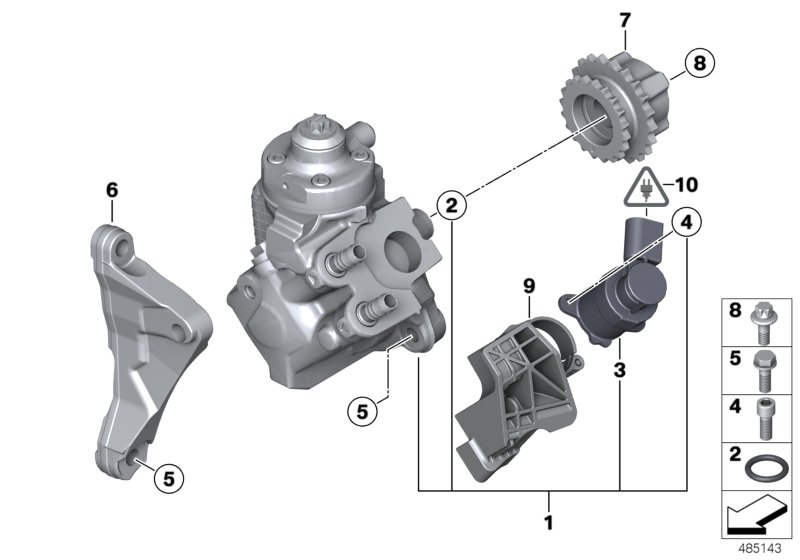 BMW 13528581942 - Chit lant de distributie allinparts.ro