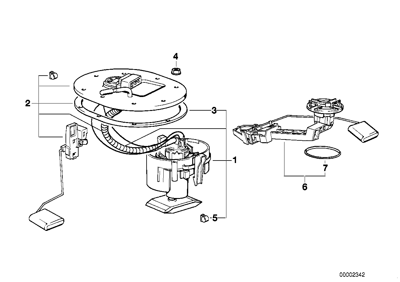BMW 16141183361* - Pompa combustibil allinparts.ro