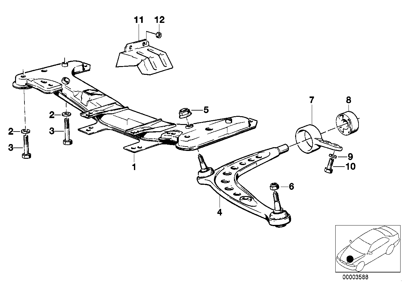 BMW 31 12 9 058 931 - Suport,trapez allinparts.ro