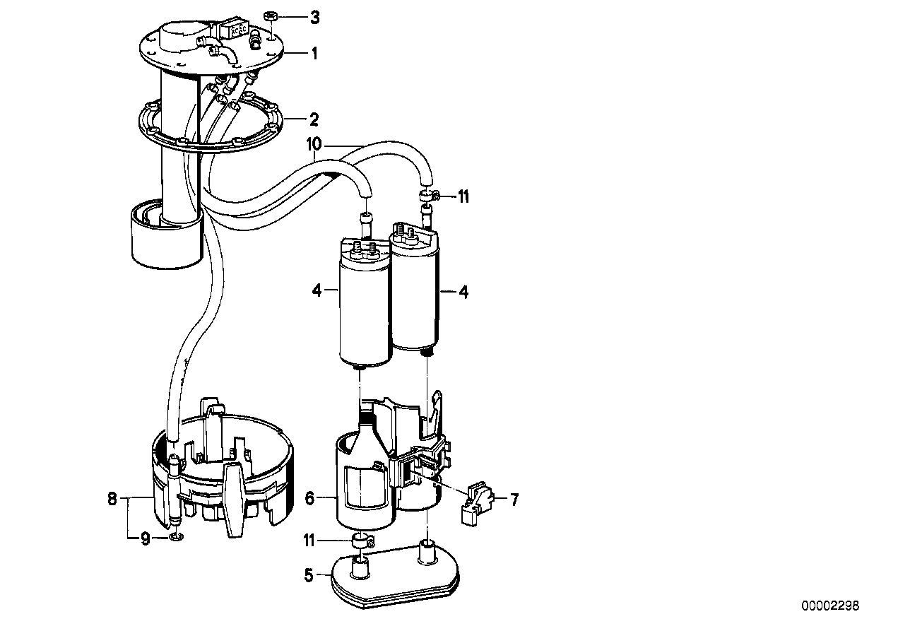 BMW 16 14 6 768 653 - Pompa combustibil allinparts.ro