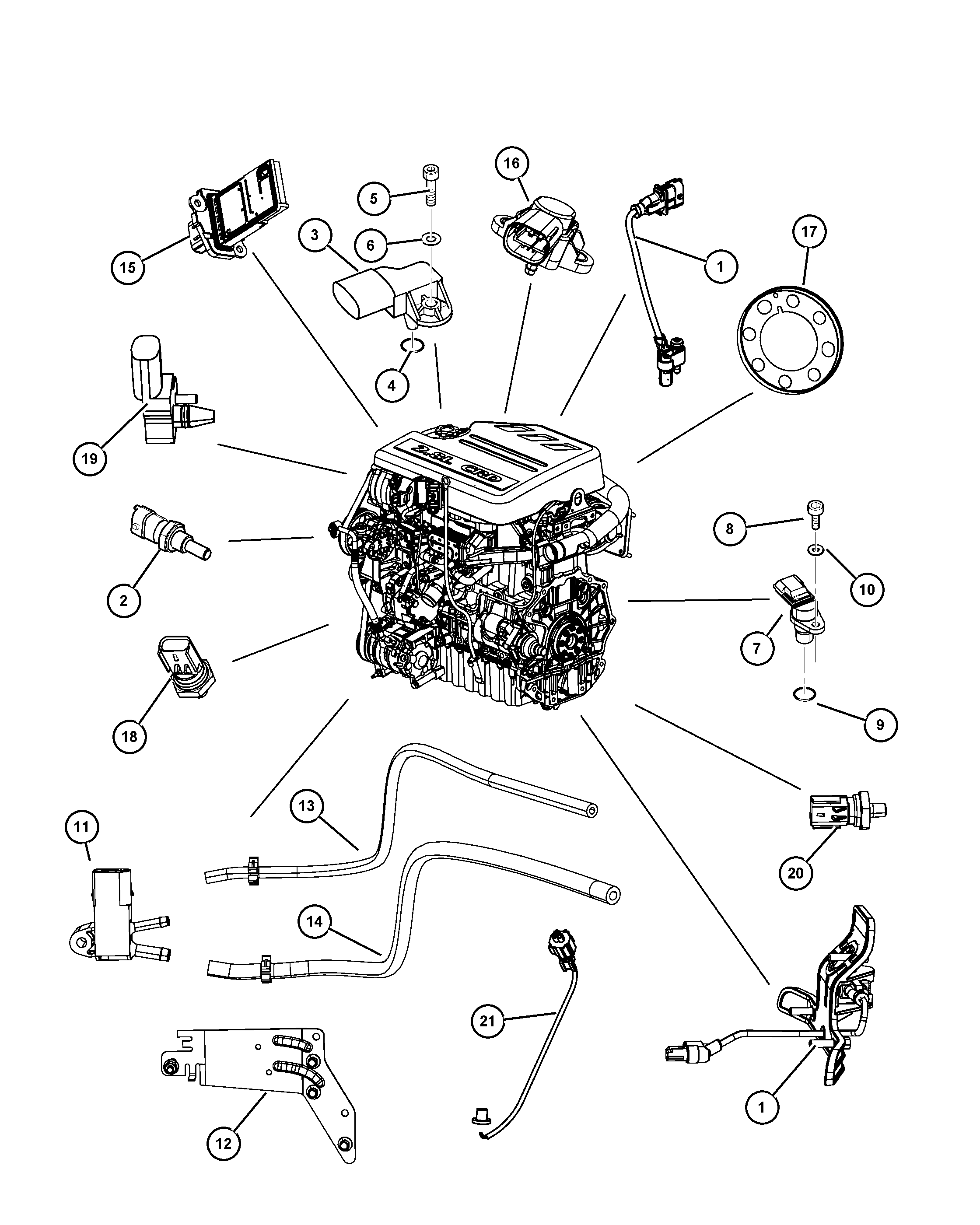 GM 5066 779AA - Senzor,temperatura lichid de racire allinparts.ro