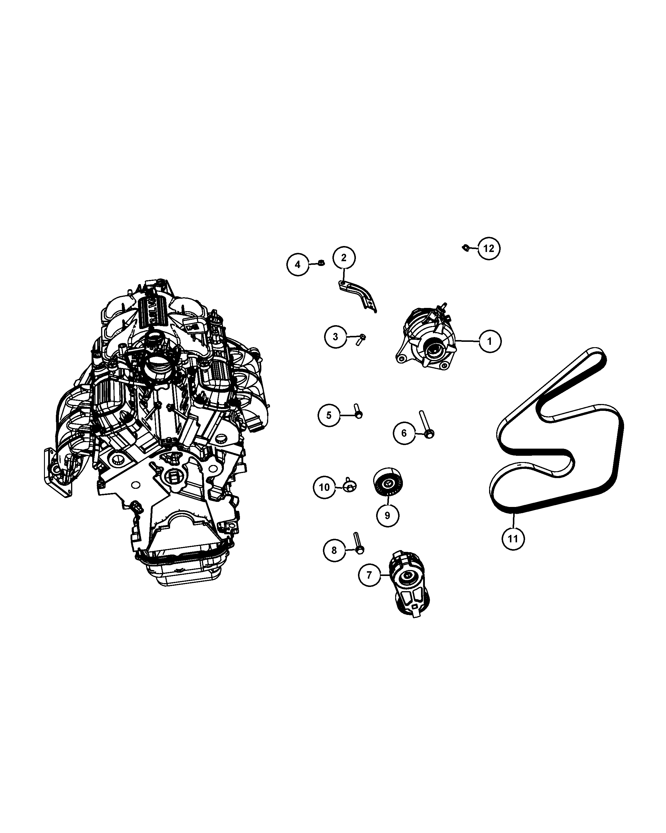 FCA 4593 665AB - Curea transmisie cu caneluri allinparts.ro