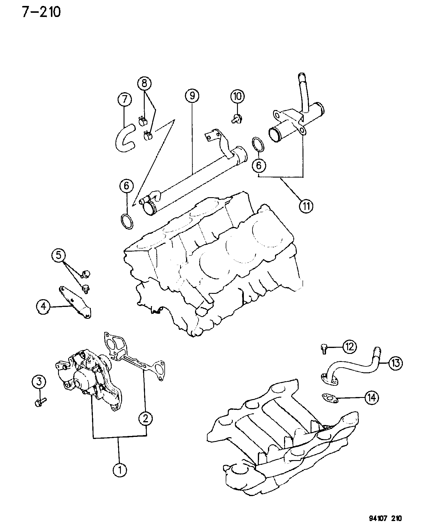 Mitsubishi MD97 2003 - Pompa apa allinparts.ro