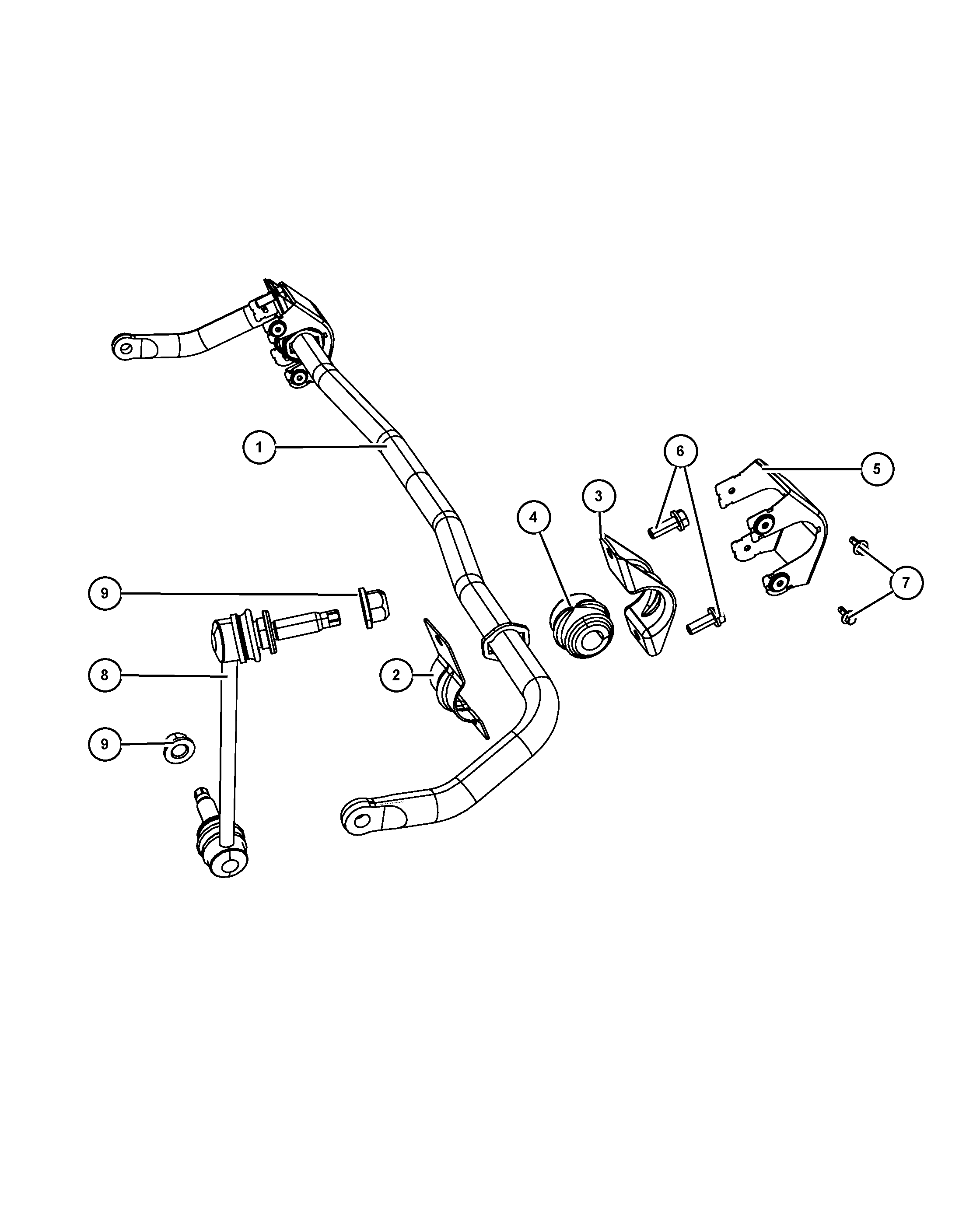GM 4895 482AB - Brat / bieleta suspensie, stabilizator allinparts.ro