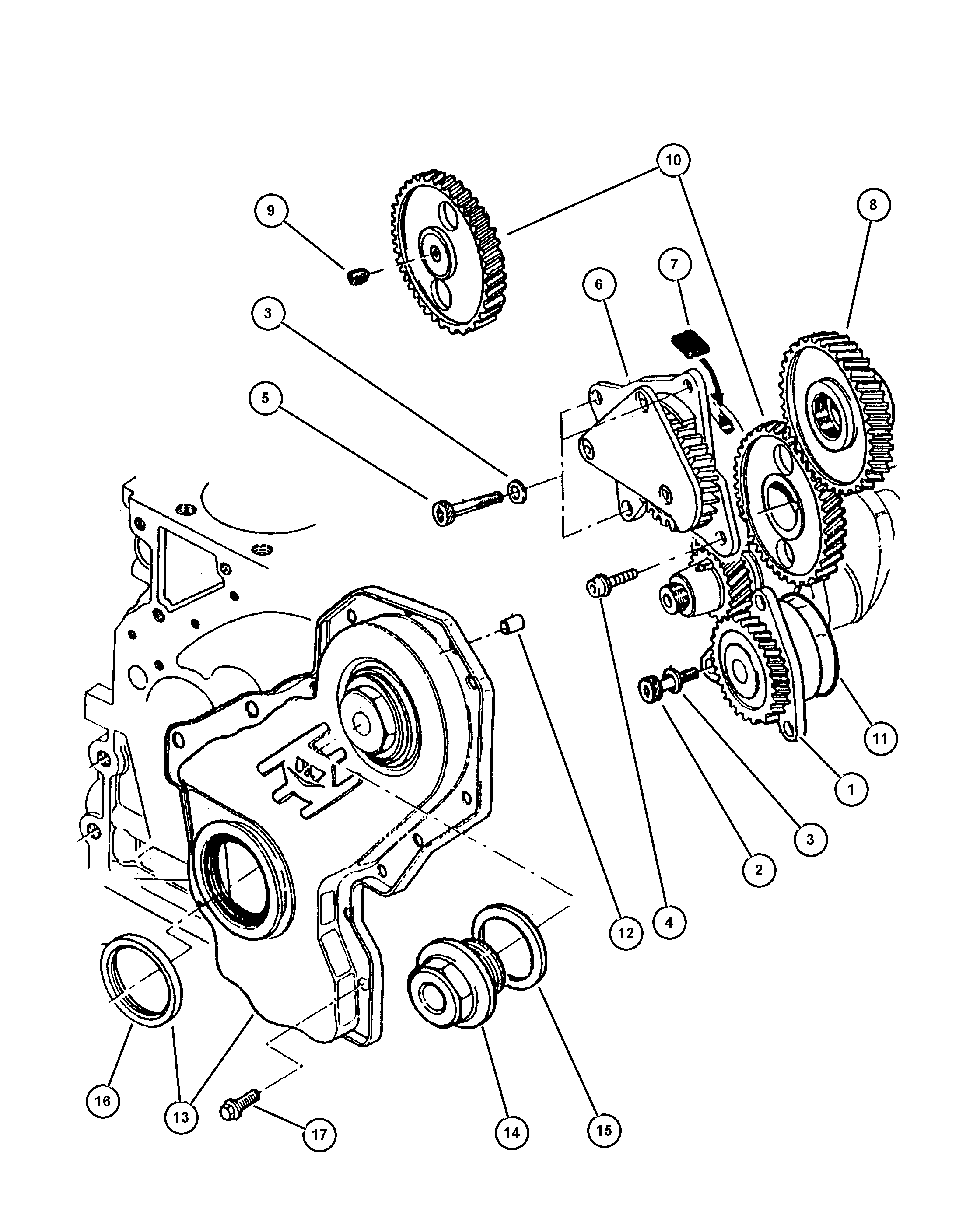 FCA 5010 856AA - Simering, arbore cotit allinparts.ro
