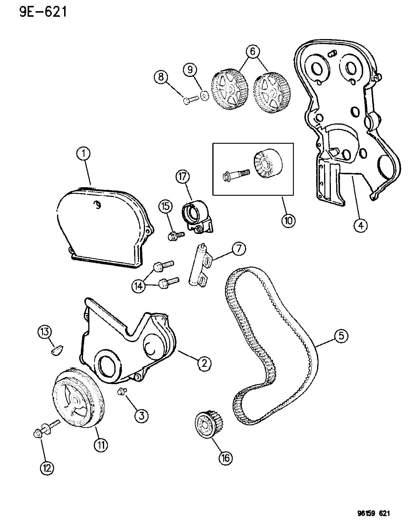 FCA 462 1455 - Rola intinzator,curea distributie allinparts.ro