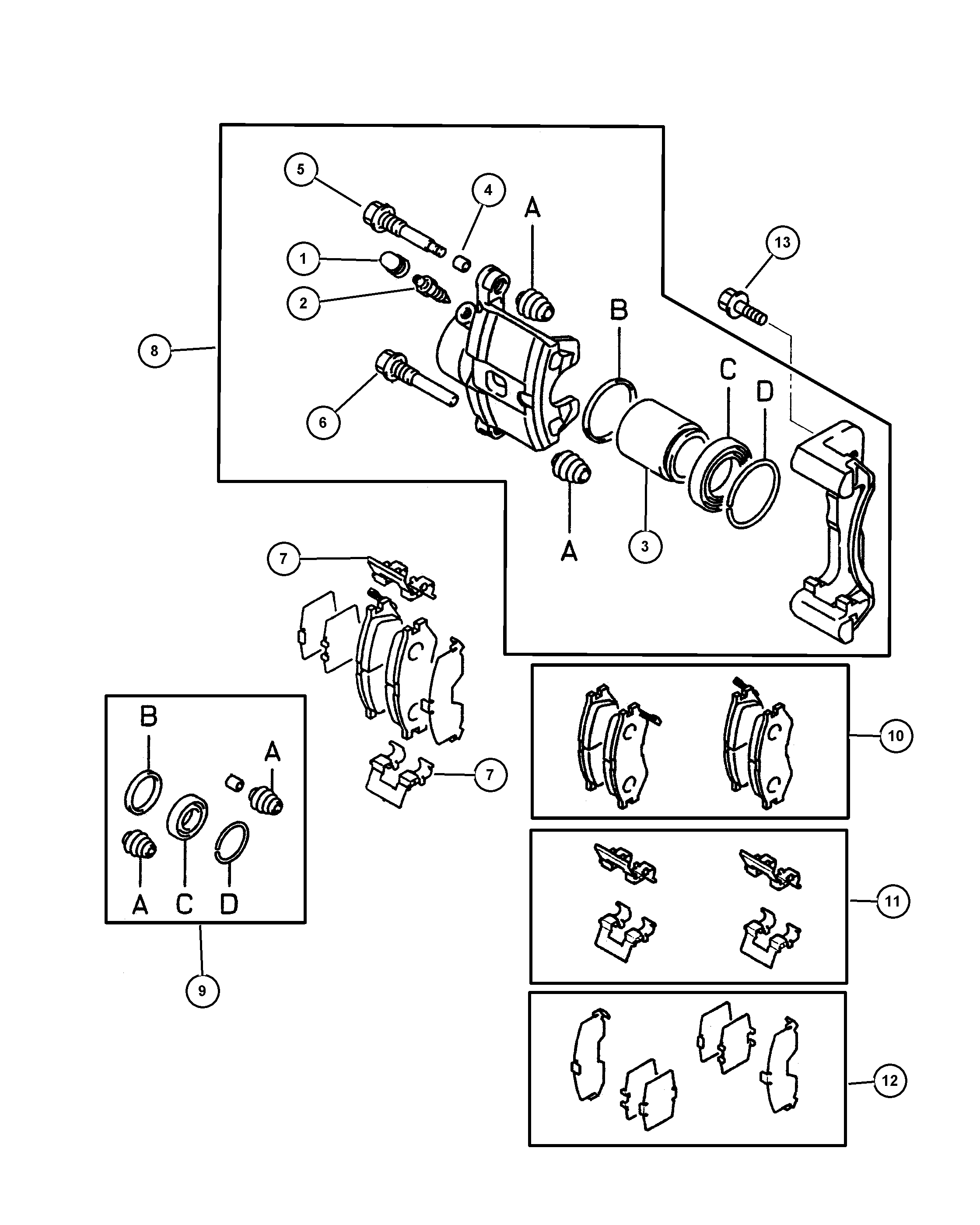 FCA MR12 9583 - Etrier frana allinparts.ro