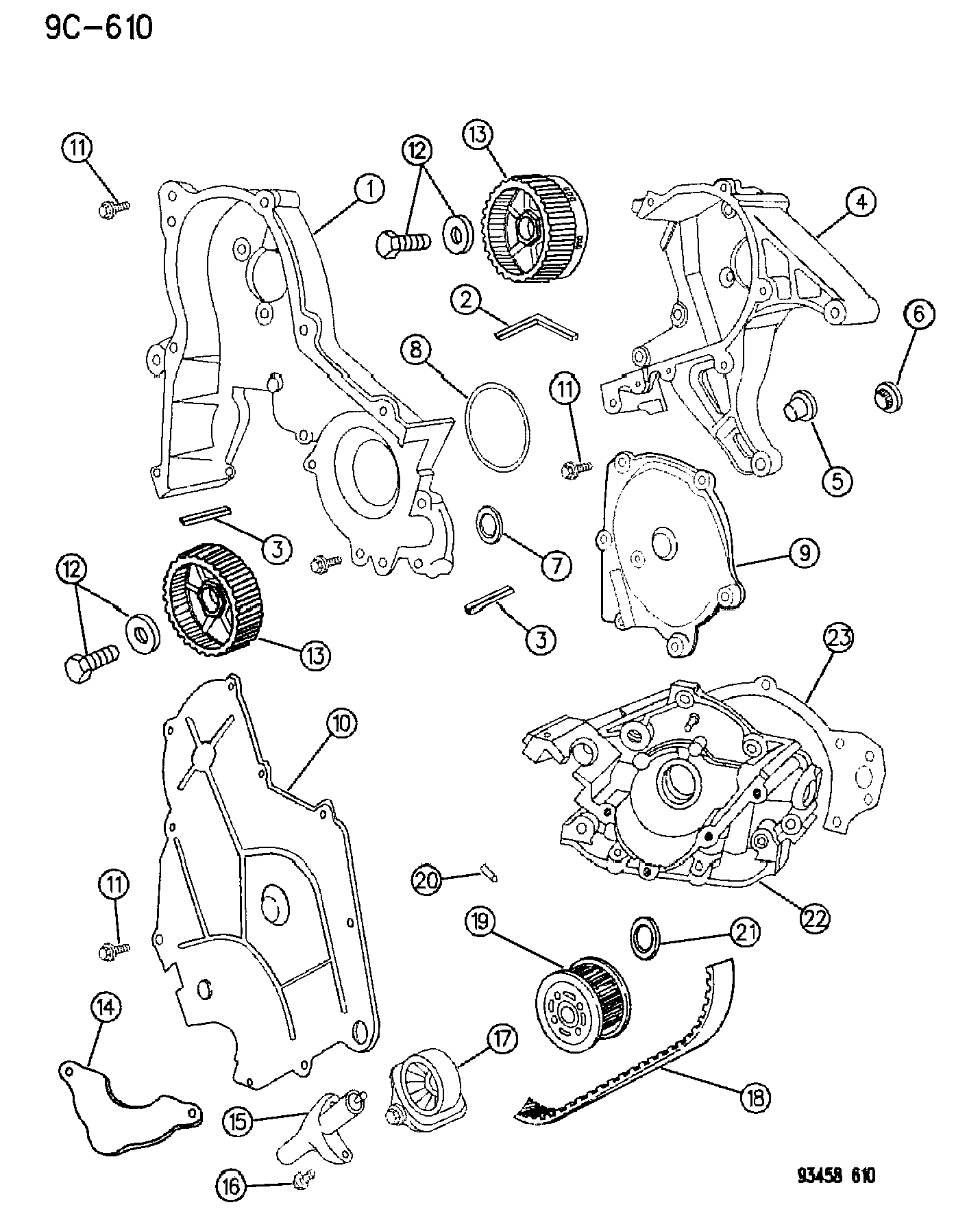 FCA 457 3348 - Rola intinzator,curea distributie allinparts.ro