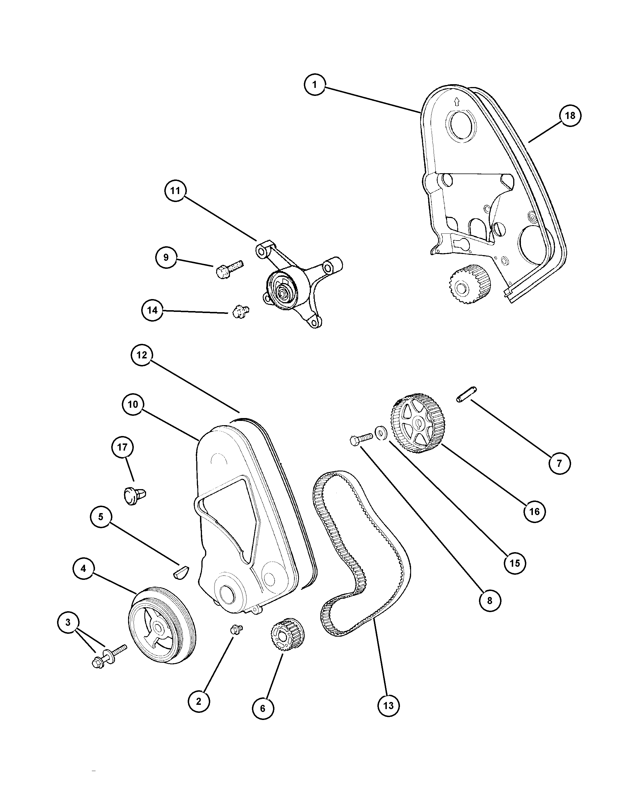 GM 4667 606 - Curea de distributie allinparts.ro