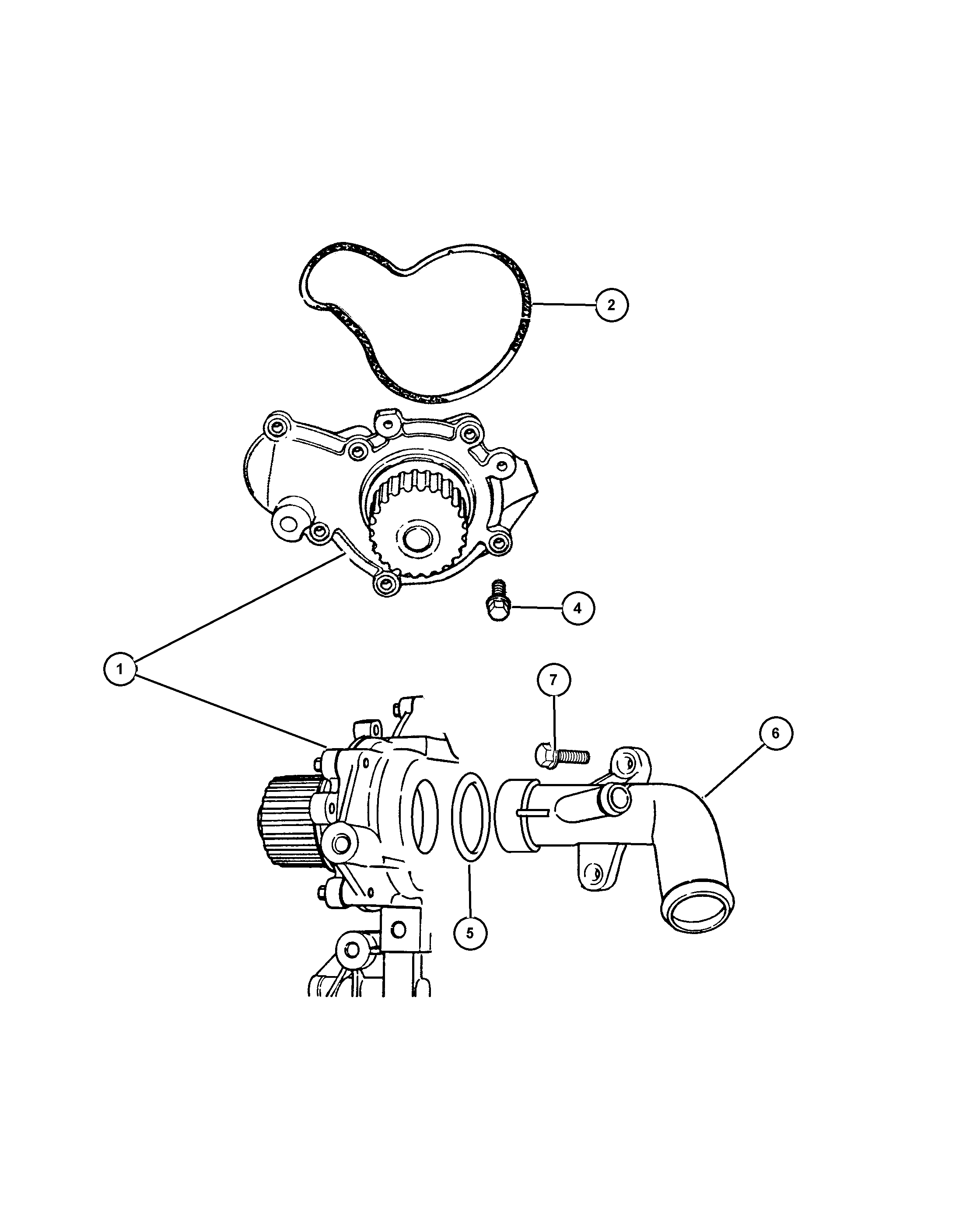 GM 4694 307AE - Pompa apa allinparts.ro