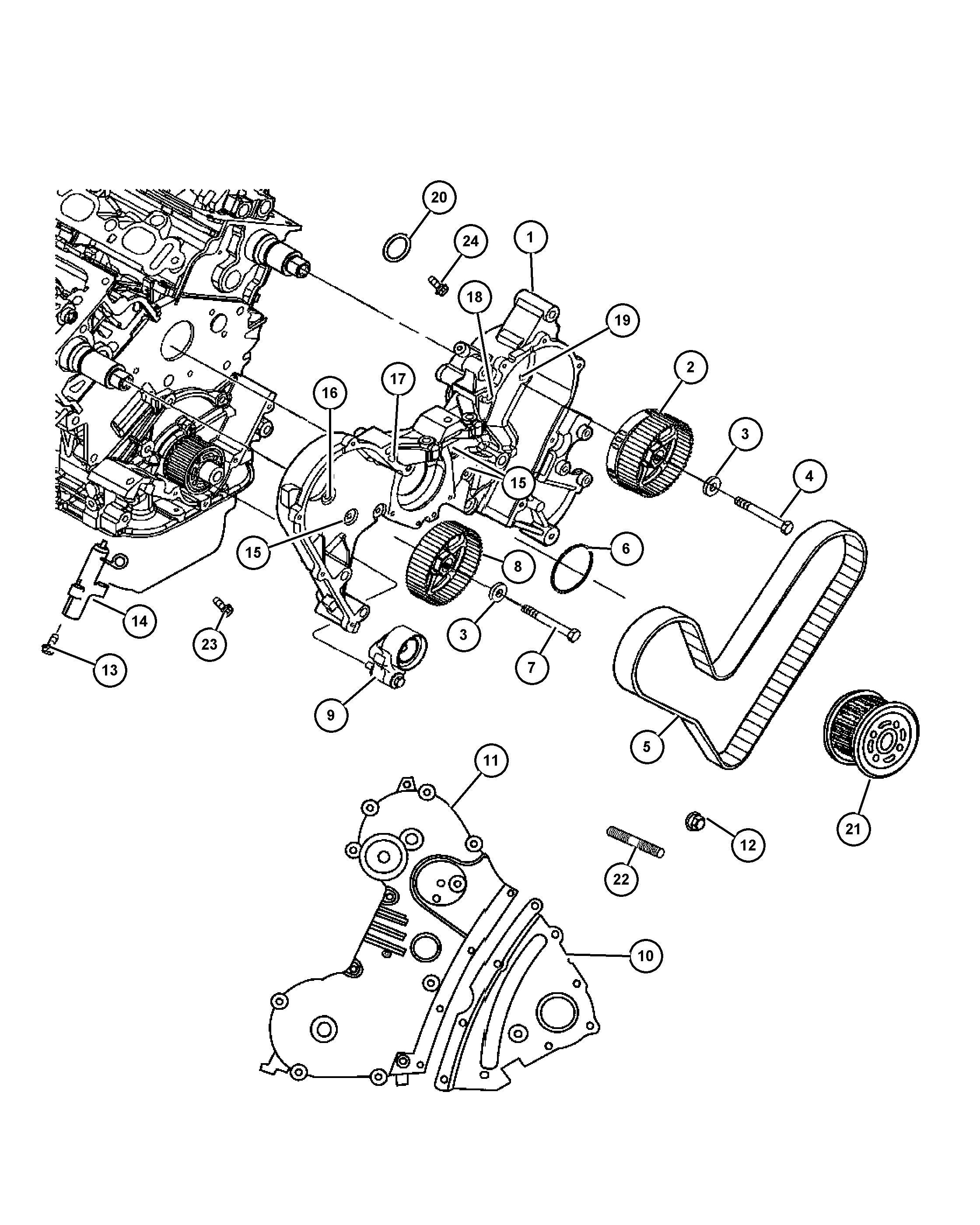 GM 4663 515AC - Mecanism tensionare, curea distributie allinparts.ro