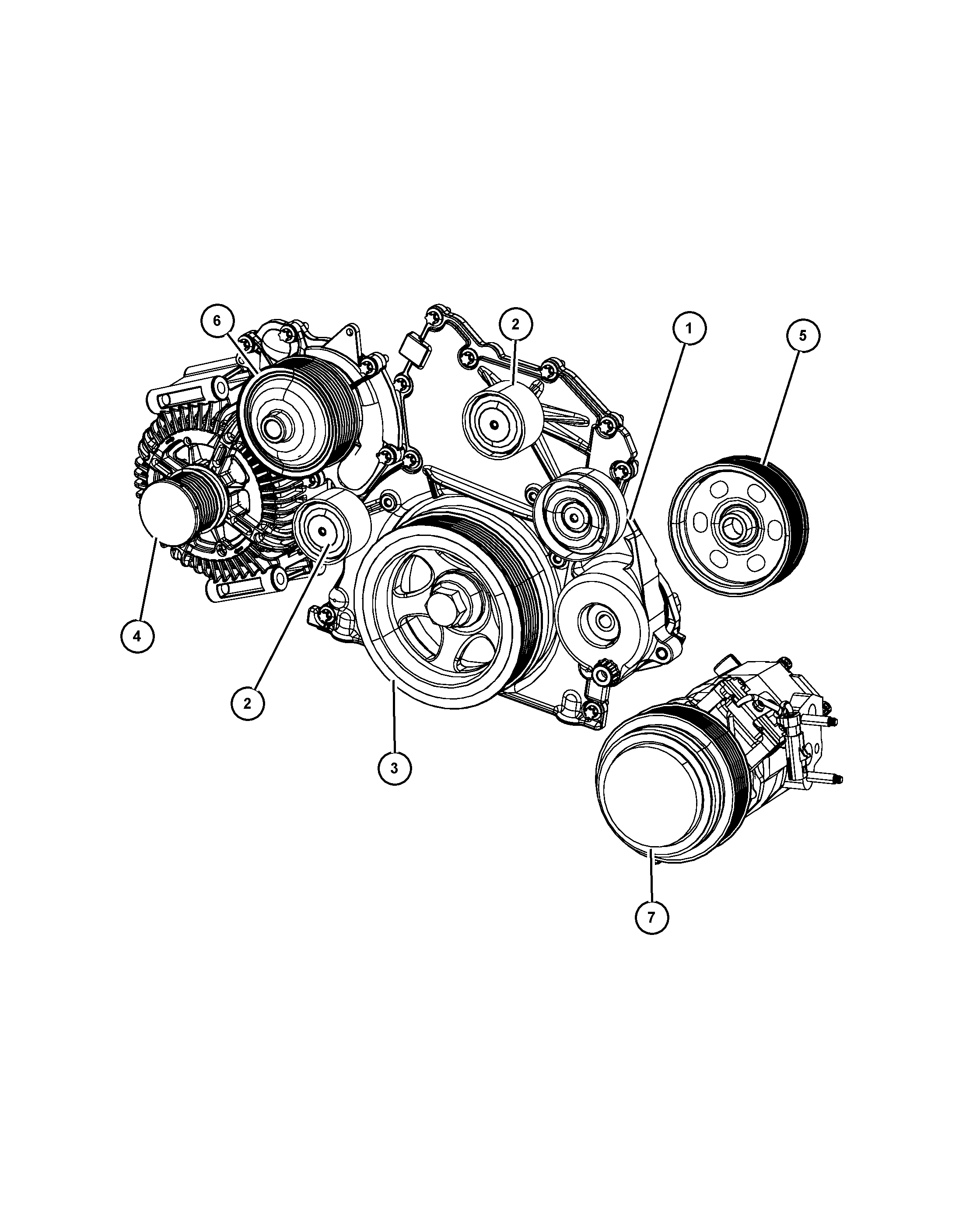 GM 5175 589AB - Rola ghidare / conducere, curea transmisie allinparts.ro