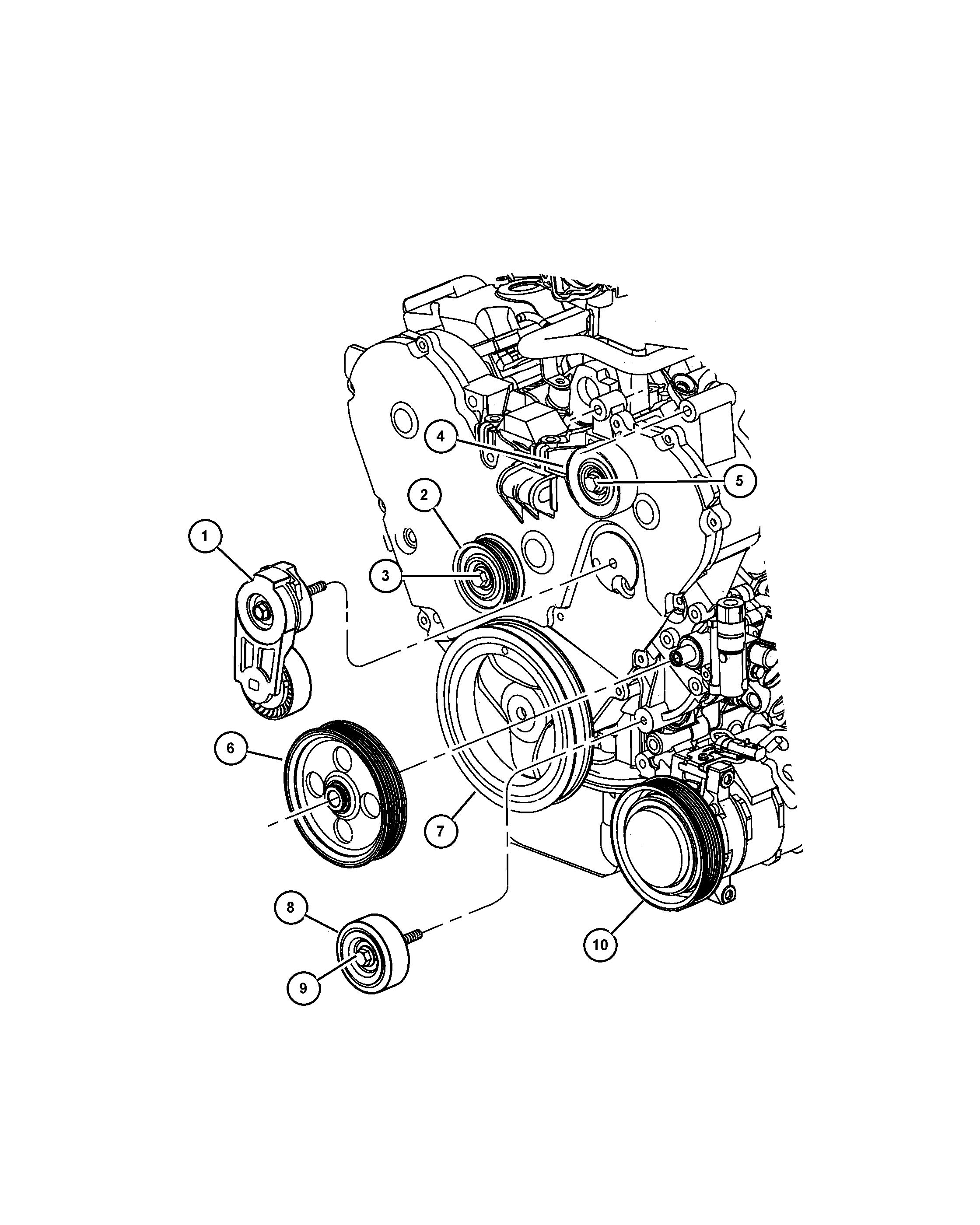 FCA 4861 506AE - Fulie, alternator allinparts.ro