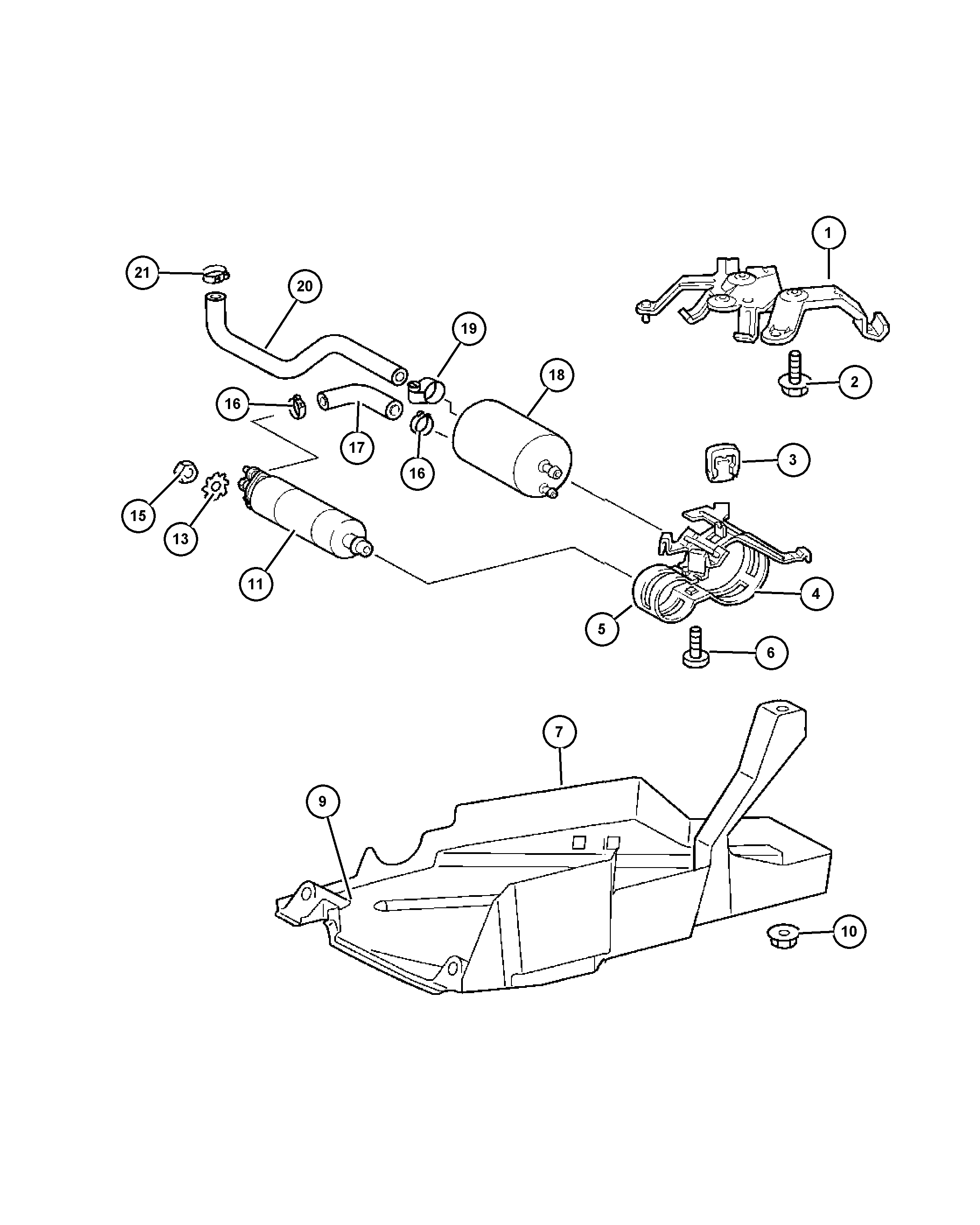 FCA 5097 052AA - Filtru combustibil allinparts.ro