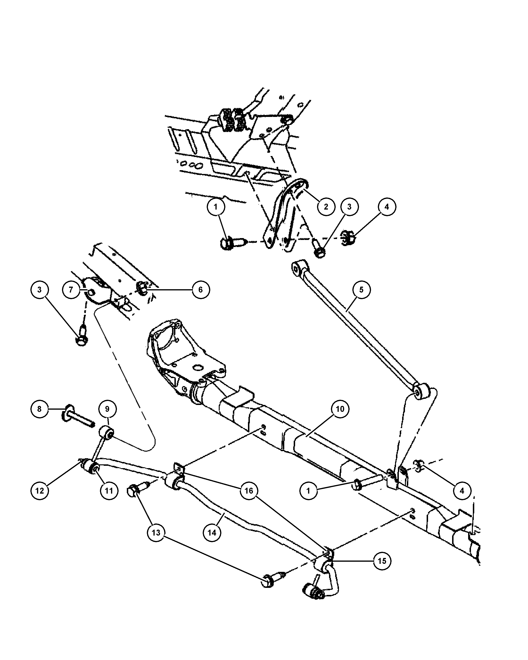 FCA 4721 074AA - Brat / bieleta suspensie, stabilizator allinparts.ro
