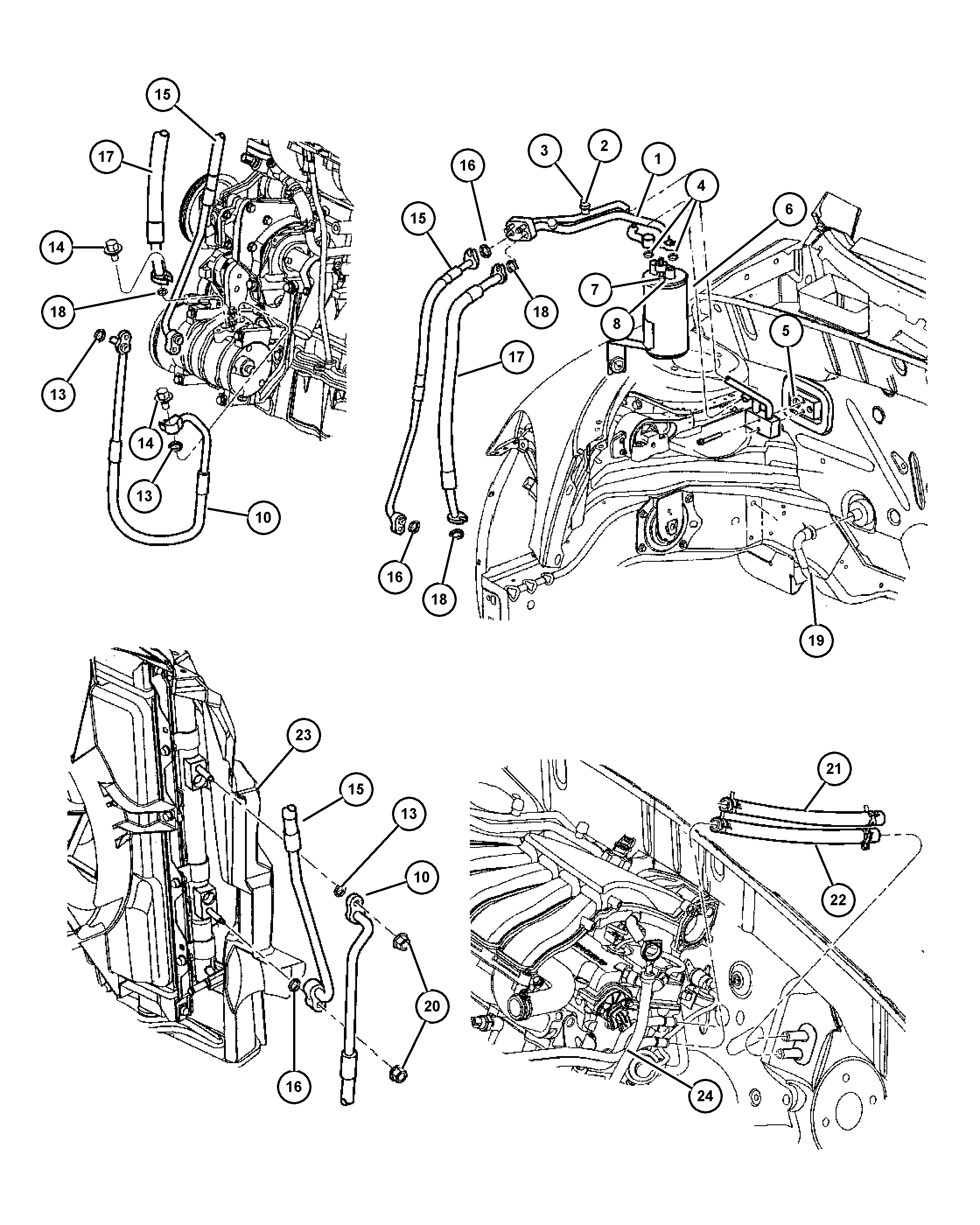 FCA 5058 325AA - Uscator,aer conditionat allinparts.ro
