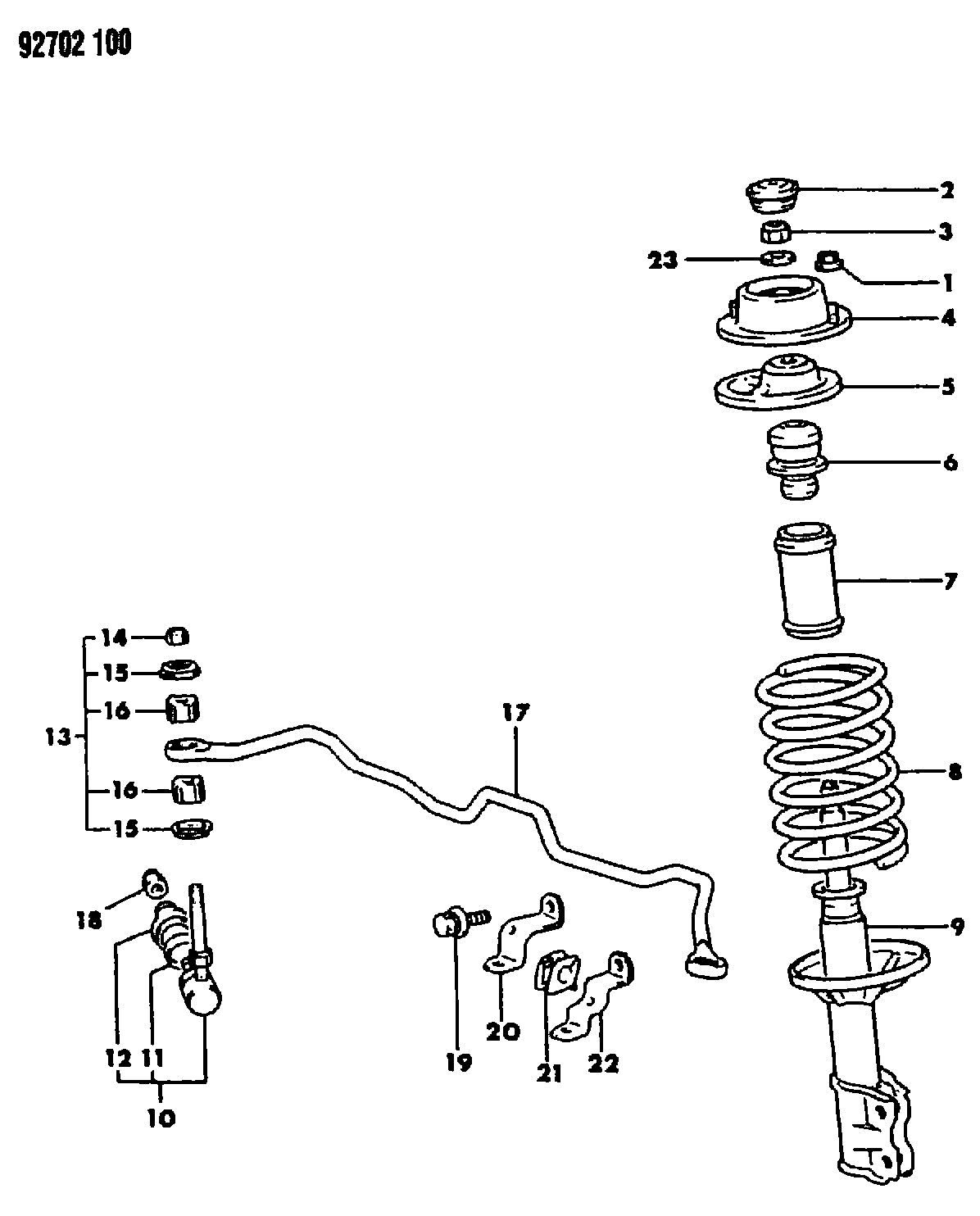 Mitsubishi MB51 8687 - Amortizor allinparts.ro