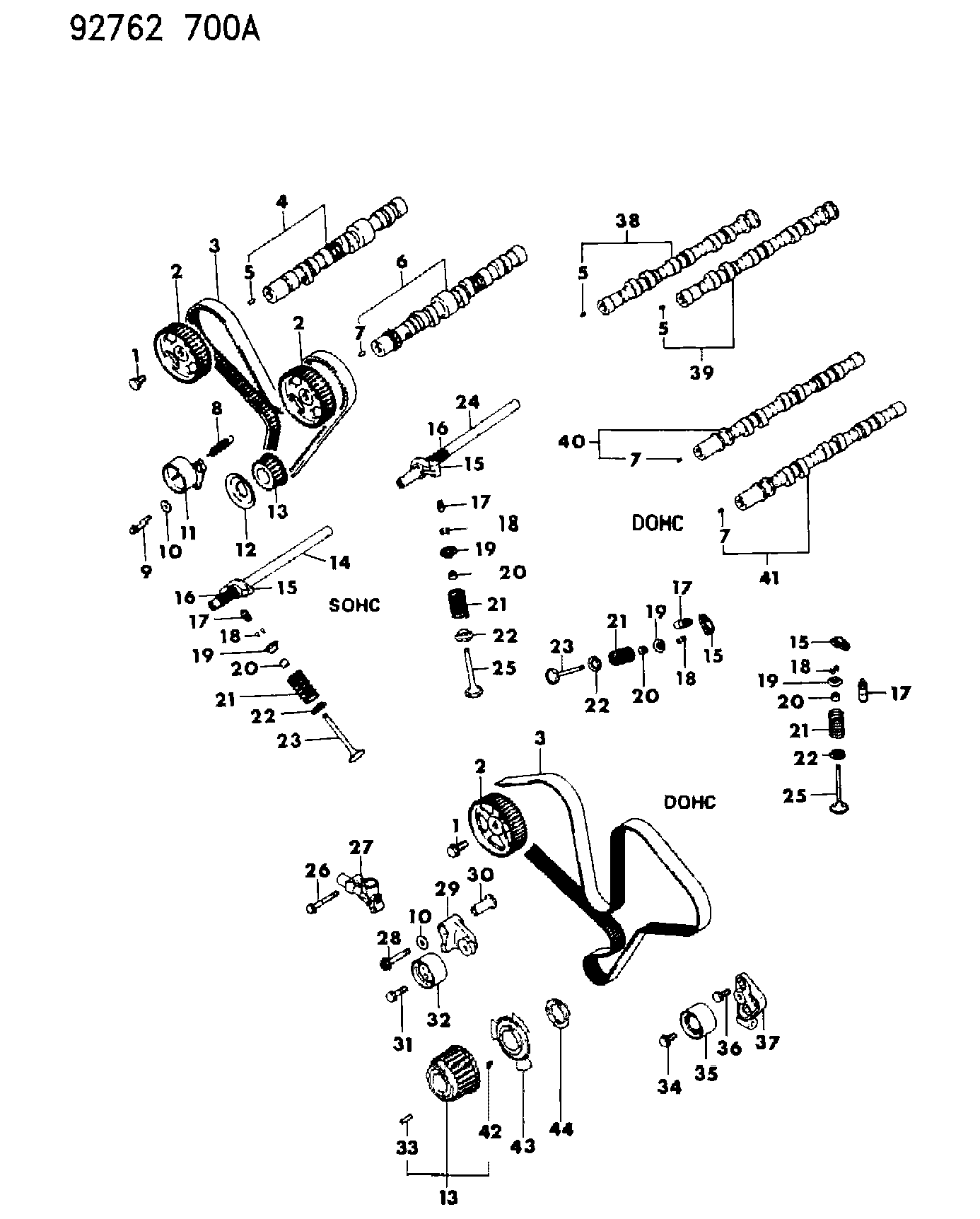 FCA MD15 1447 - Rola ghidare / conducere, curea distributie allinparts.ro