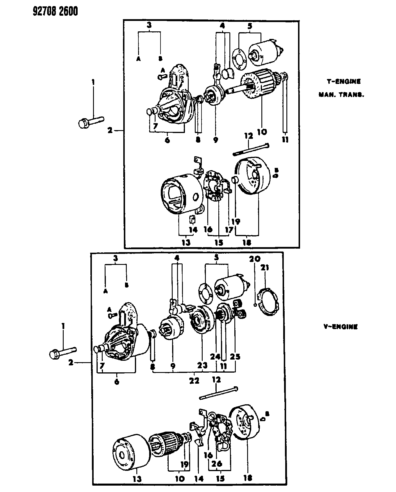 Mitsubishi MD 162837 - Starter allinparts.ro