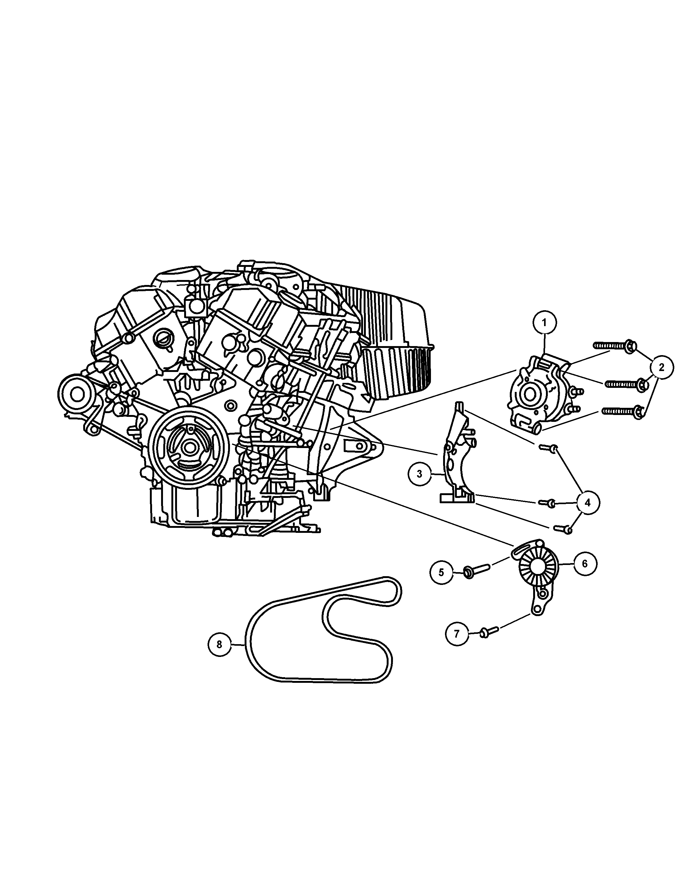 FCA 4892 562AA - Curea transmisie cu caneluri allinparts.ro