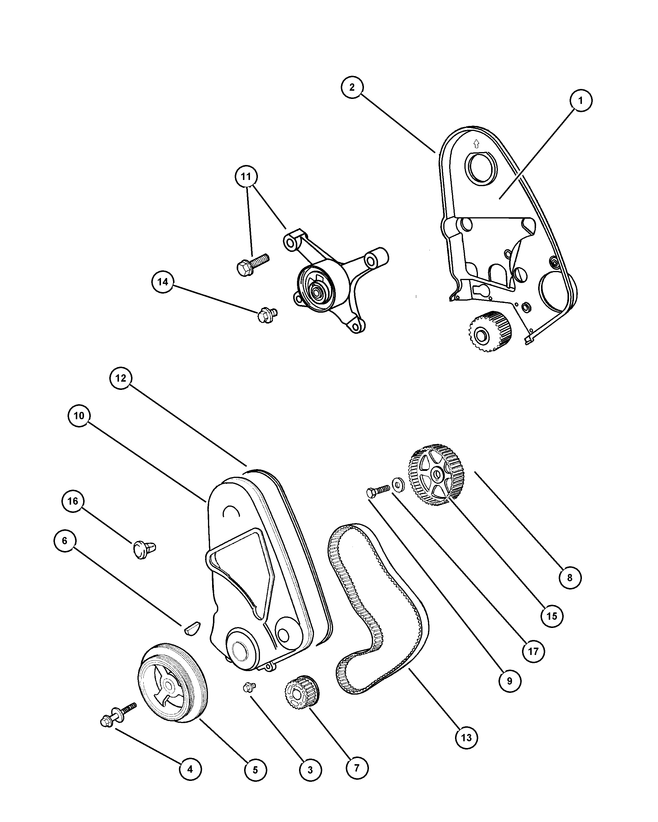 FCA 4777 395AB - Rola intinzator,curea distributie allinparts.ro