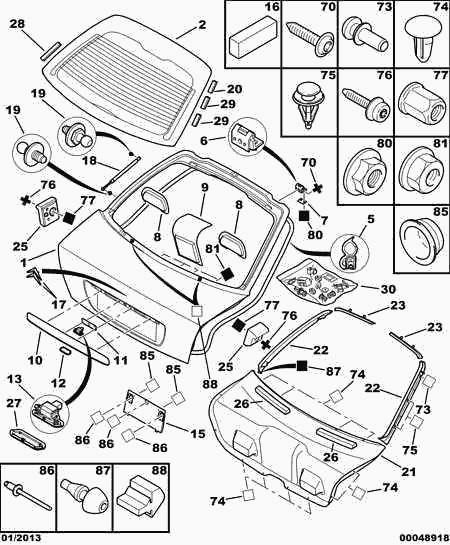 PSA 8731.F6 - Amortizor portbagaj allinparts.ro