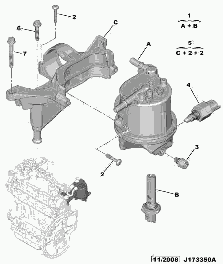 MAZDA 1901 85 - Filtru combustibil allinparts.ro