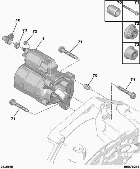 PSA 5802 M9 - Starter allinparts.ro