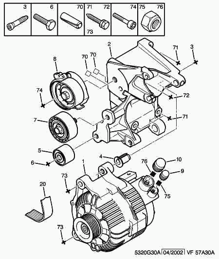 PSA 5705.5T - Generator / Alternator allinparts.ro