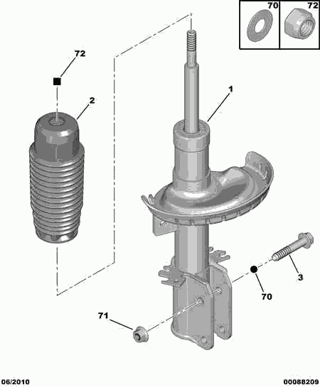 FCA 5202 WW - Amortizor allinparts.ro