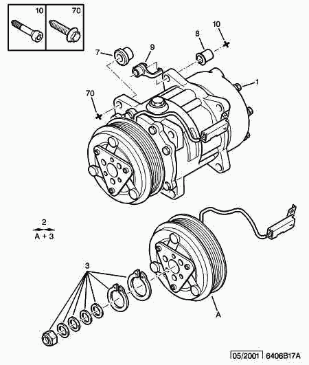 PSA 6453.LS - Compresor, climatizare allinparts.ro