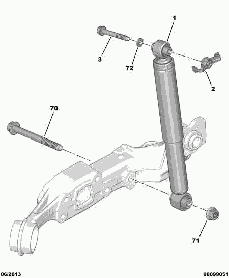 VAG 5206 Z7 - Amortizor allinparts.ro