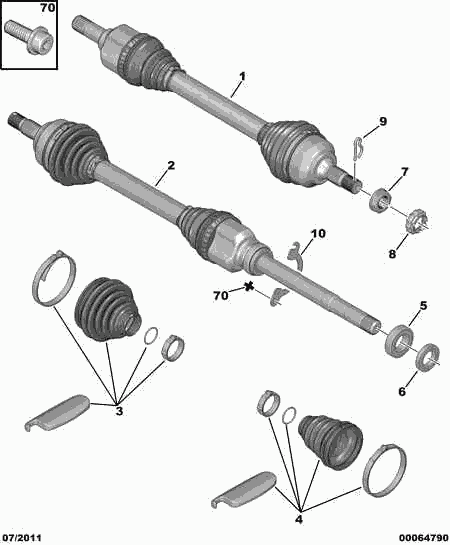 PSA 3273 LT - Planetara allinparts.ro