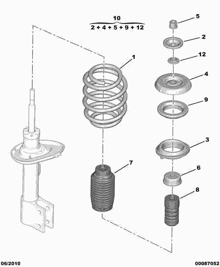 PSA 5002 PF - Arc spiral allinparts.ro