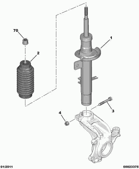 PSA 5202 SY - Amortizor allinparts.ro