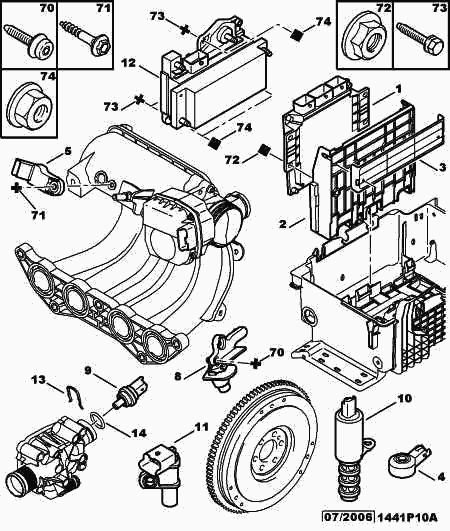 PSA 1338 F8 - Senzor,temperatura lichid de racire allinparts.ro