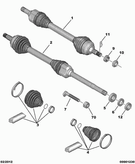 PSA 3272 9G - Planetara allinparts.ro