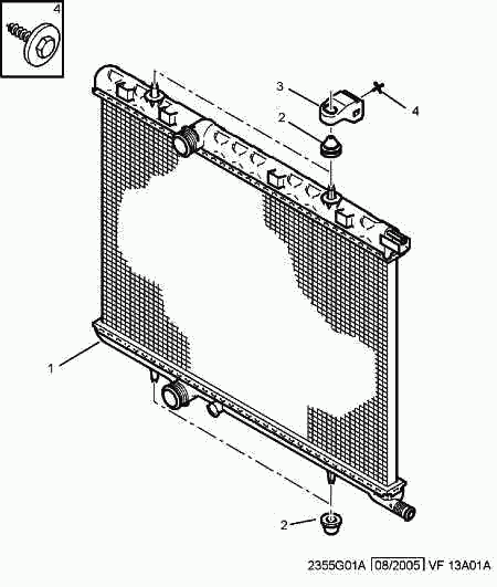 PSA 1330.G2 - Radiator, racire motor allinparts.ro