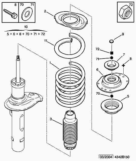 PSA 5002 RT - Arc spiral allinparts.ro