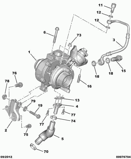 FCA 0375P4* - Ansamblu miez turbo allinparts.ro