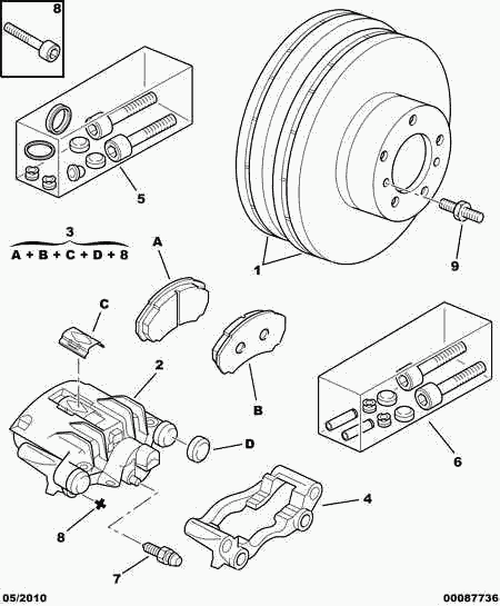 PSA 4249 G6 - Disc frana allinparts.ro