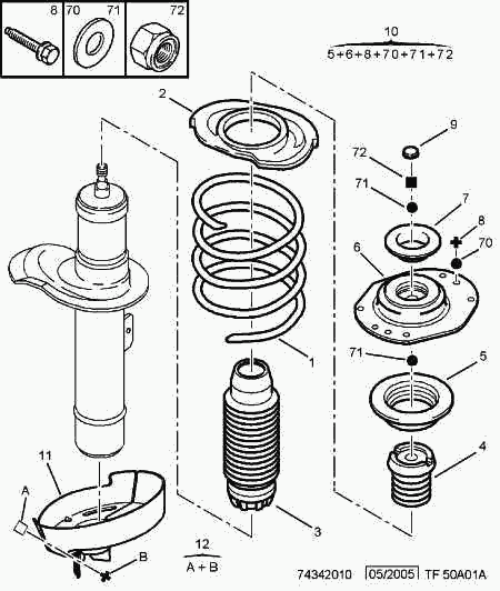 PSA 5031 72 - Rulment sarcina suport arc allinparts.ro