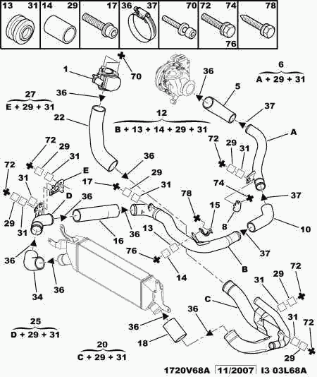 FORD 2439 39 - Stator,alternator allinparts.ro