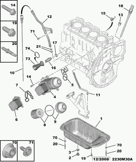TOYOTA 1103 P0 - Radiator ulei, ulei motor allinparts.ro