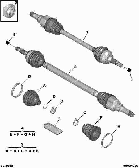PSA 3272 FW - Planetara allinparts.ro