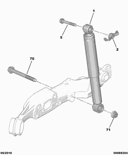 PSA 5206 FC - Amortizor allinparts.ro