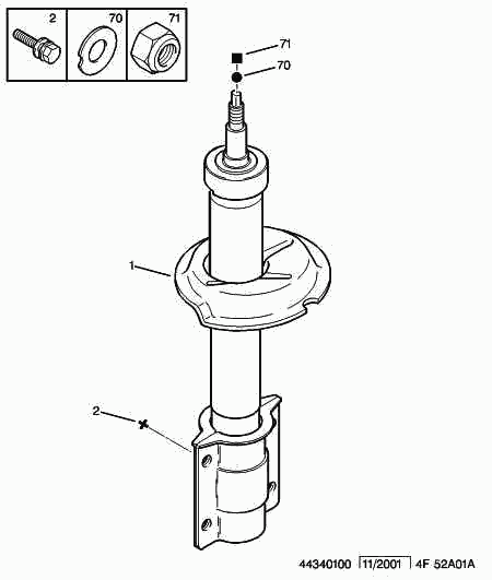 PSA 5202 J3 - Amortizor allinparts.ro