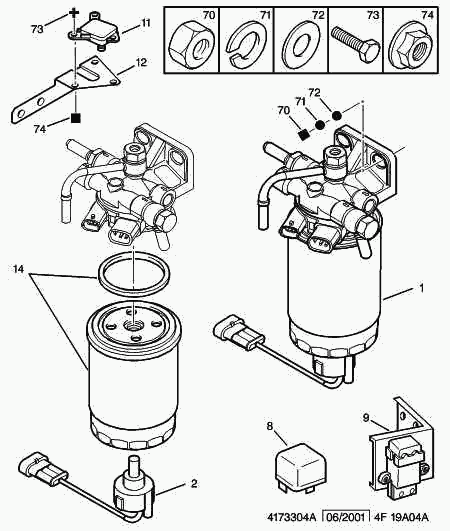 FCA 1906.C3 - Filtru combustibil allinparts.ro