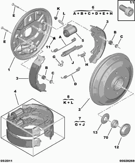 PSA 4402 E6 - Cilindru receptor frana allinparts.ro
