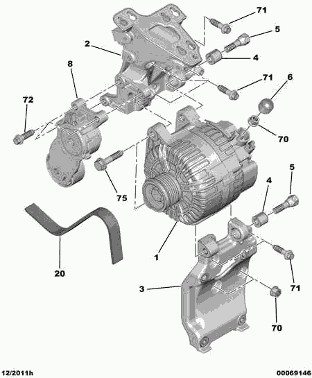 PSA 5705 AX - Generator / Alternator allinparts.ro